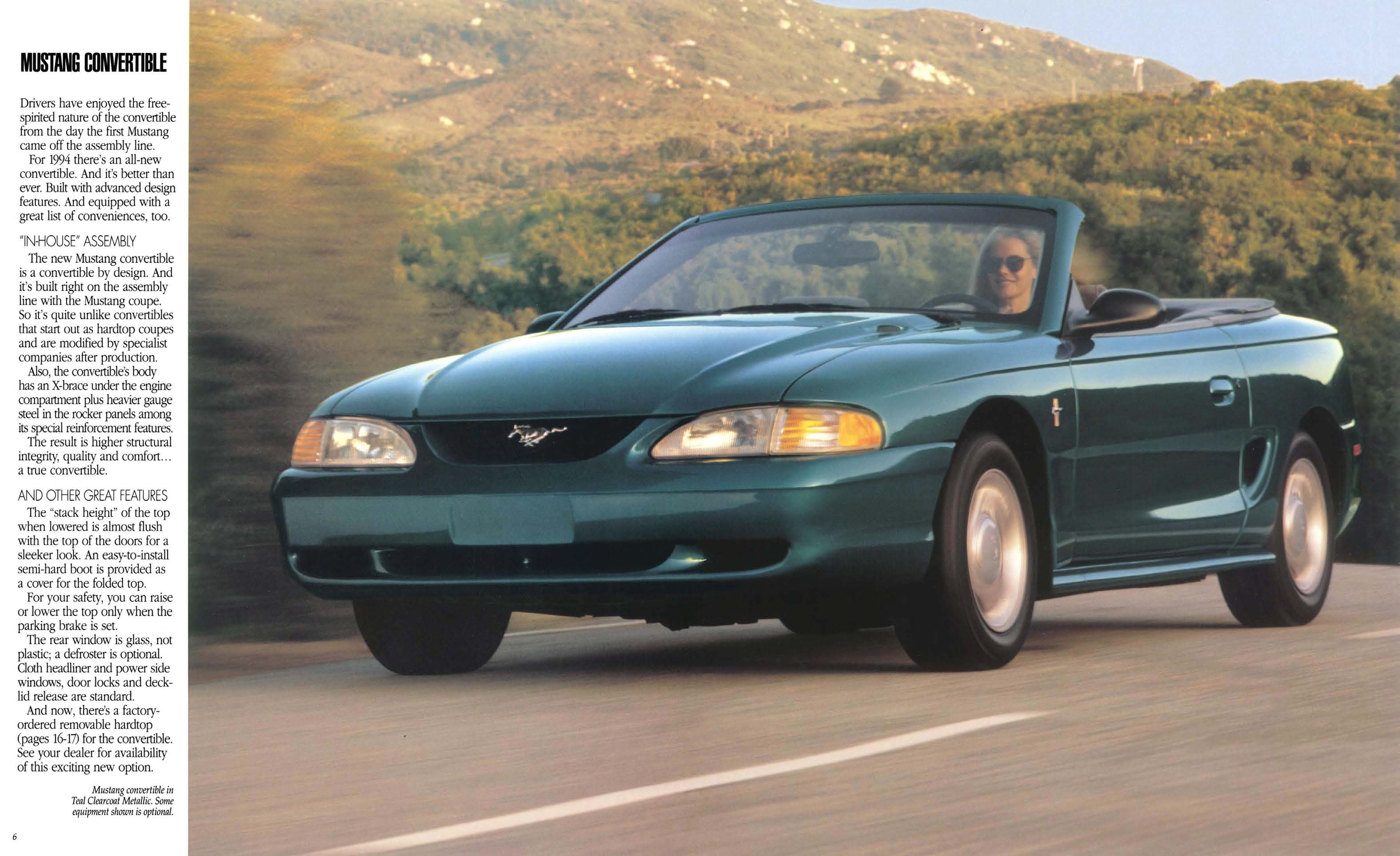 1994 FORD MUSTANG OWNERS MANUAL visual data 3